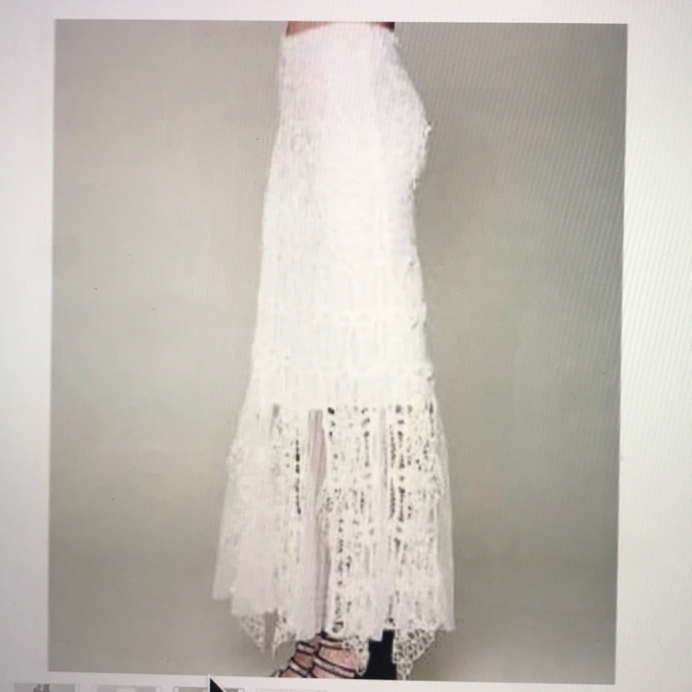 Free People lace maxi skirt - Picture 3 of 7